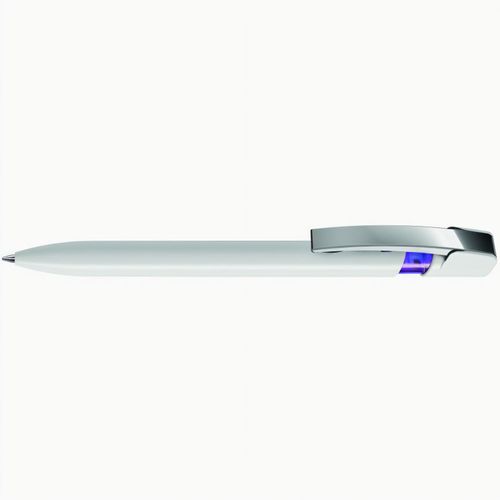 SKY M Druckkugelschreiber (Art.-Nr. CA980605) - Druckkugelschreiber mit gedeckt glänzen...