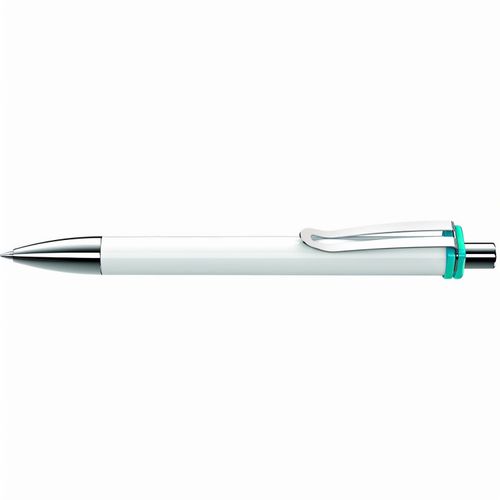 VOGUE XL SI Druckkugelschreiber (Art.-Nr. CA984040) - Druckkugelschreiber mit gedeckt glänzen...