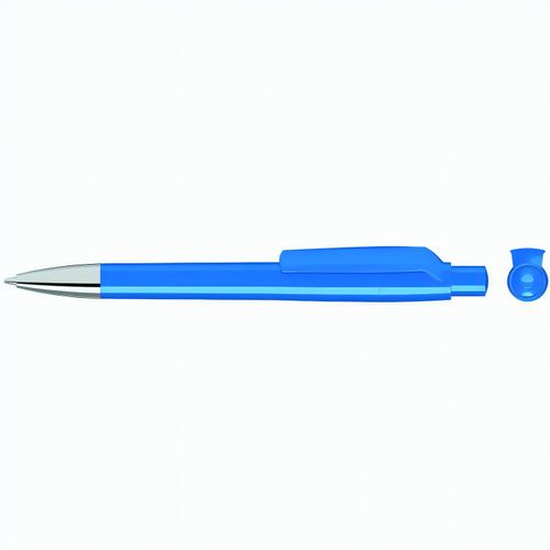 BLOOM SI Druckkugelschreiber (Art.-Nr. CA985757) - Druckkugelschreiber mit gedeckt glänzen...