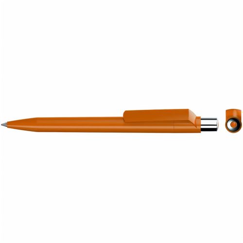 ON TOP SI F Druckkugelschreiber (Art.-Nr. CA987509) - Druckkugelschreiber mit farbig gedeckt...