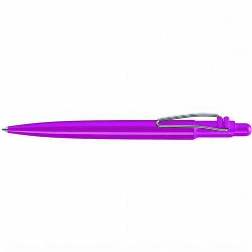 VISTA Druckkugelschreiber (Art.-Nr. CA999855) - Druckkugelschreiber mit gedeckt glänzen...