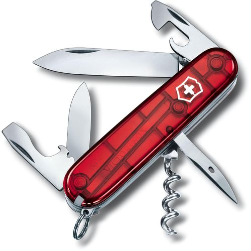 Schweizer Taschenmesser Victorinox Spartan (Art.-Nr. CA045247) - Messer mit 12 Funktionen (Große Klinge,...