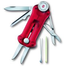 Schweizer Taschenmesser Golf Tool (Rot Transparenet) (Art.-Nr. CA317500)