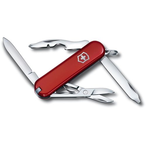 Schweizer Taschenmesser Victorinox Rambler (Art.-Nr. CA376607) - Mini-Taschenmesser mit 10 Funktionen:...