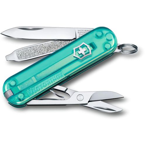 Schweizer Taschenmesser Victorinox Classic SD (Art.-Nr. CA692724) - Mini-Taschenmesser mit 7 Funktionen:...