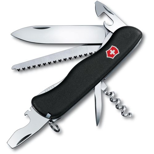 Schweizer Taschenmesser Forester (Art.-Nr. CA873399) - Messer mit 12 Funktionen: Feststellkling...