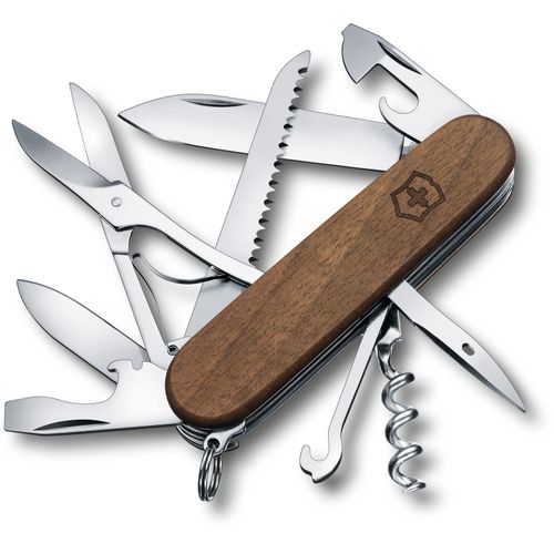 Schweizer Taschenmesser Huntsman Wood (Art.-Nr. CA969554) - Messer mit 13 Funktionen: grosse +...