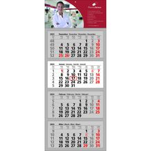 Papierwandkalender Clever 4 (Kalendarium schwarz / rot) (Art.-Nr. CA046783)
