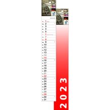 Streifenkalender S-700 (Kalendarium schwarz / rot) (Art.-Nr. CA089358)