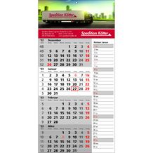 Papierwandkalender Memo (Kalendarium schwarz / rot) (Art.-Nr. CA102507)