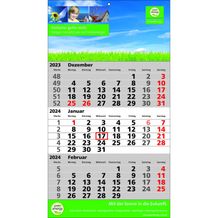 Papierwandkalender Standard 2 plus (Kalendarium schwarz / rot) (Art.-Nr. CA237094)