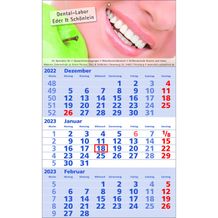 Papierwandkalender Standard 1 (Kalendarium blau / rot) (Art.-Nr. CA369187)