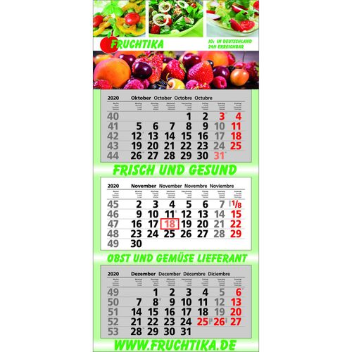 Papierwandkalender Promo 4 (Art.-Nr. CA459958) - Papierwandkalender mit 4 Monaten auf 4...