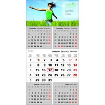 Papierwandkalender Top Five (Kalendarium schwarz / rot) (Art.-Nr. CA671920)