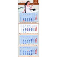 Papierwandkalender Premium 4 (Kalendarium blau / rot) (Art.-Nr. CA688660)