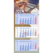 Papierwandkalender Premium 3 (Kalendarium blau / rot) (Art.-Nr. CA797430)