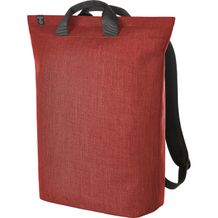 Laptop-Rucksack EUROPE (rot meliert) (Art.-Nr. CA405224)