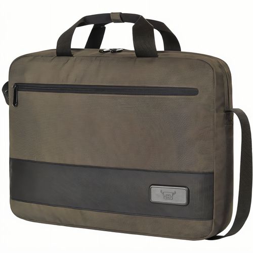 Notebook-Tasche STAGE (Art.-Nr. CA629997) - komfortable Businesstasche mit Kontrasts...