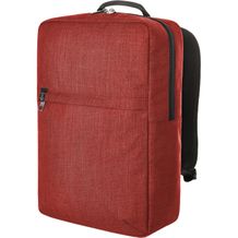 Notebook-Rucksack EUROPE (rot meliert) (Art.-Nr. CA712903)
