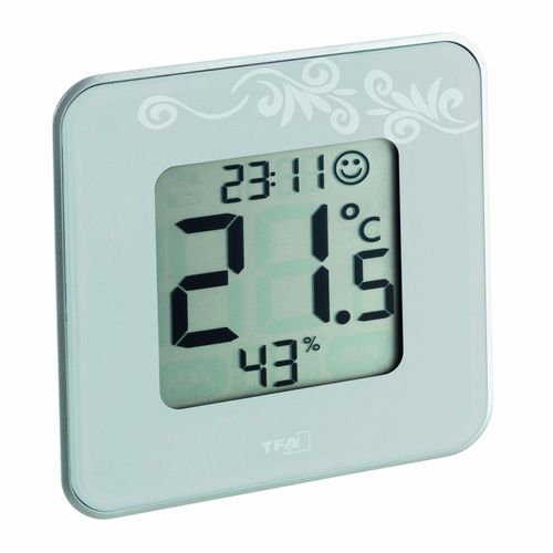 'Style' digitales Thermo-Hygrometer (Art.-Nr. CA811135) - modernes Design, wahlweise Temperatur-...