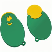 Chiphalter mit 1-Chip "Gesicht" (gelb / grün) (Art.-Nr. CA018200)