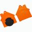 Chiphalter mit 1-Chip "Haus" (schwarz / orange) (Art.-Nr. CA019812)