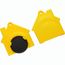Chiphalter mit 1-Chip "Haus" (schwarz / gelb) (Art.-Nr. CA024391)