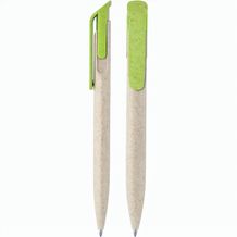Druckkugelschreiber Bio (beige / hellgrün) (Art.-Nr. CA026298)