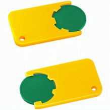 Chiphalter mit 1-Chip "Beta" (grün / gelb) (Art.-Nr. CA047702)