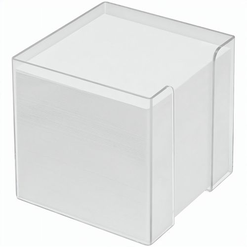 Zettelbox "Alpha" (Art.-Nr. CA060612) - mit abgerundeten Ecken und weißem Papie...