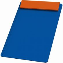 Klemmbrett DIN A4 "Alpha II" (blau / orange) (Art.-Nr. CA067058)