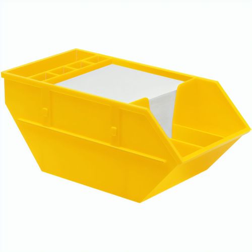 Zettelbox "Container" (Art.-Nr. CA085152) - mit Köcher, Utensilienfächern und wei...