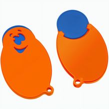 Chiphalter mit 1-Chip "Gesicht" (blau / orange) (Art.-Nr. CA087034)