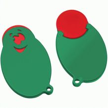 Chiphalter mit 1-Chip "Gesicht" (rot / grün) (Art.-Nr. CA094886)
