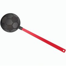 Fliegenklatsche "Fußball" (rot / schwarz) (Art.-Nr. CA110324)