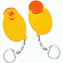 Chiphalter mit 1-Chip "Gesicht" (orange / gelb) (Art.-Nr. CA116335)