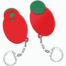 Chiphalter mit 1-Chip "Gesicht" (grün / rot) (Art.-Nr. CA125144)