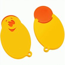 Chiphalter mit 1-Chip "Gesicht" (orange / gelb) (Art.-Nr. CA132423)