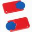 Chiphalter mit 1-Chip "Beta" (blau / rot) (Art.-Nr. CA136805)