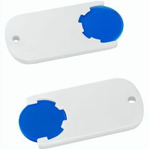 Chiphalter mit 1-Chip "Alpha" (blau / weiß) (Art.-Nr. CA136924)