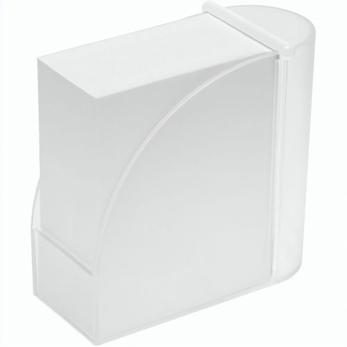 Zettelbox mit integriertem Köcher "Design" (Art.-Nr. CA137863) - mit weißem Papier. Einzelblattdruc...