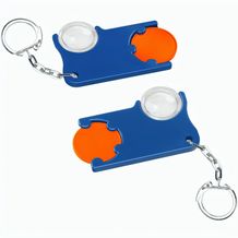 Chiphalter mit 1-Chip und Lupe (orange / blau) (Art.-Nr. CA141282)