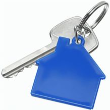 Schlüsselanhänger "Haus" (blau) (Art.-Nr. CA157638)