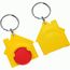 Chiphalter mit 1-Chip "Haus" (rot / gelb) (Art.-Nr. CA185717)