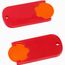Chiphalter mit 1-Chip "Alpha" (orange / rot) (Art.-Nr. CA186307)