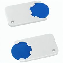 Chiphalter mit 1-Chip "Beta" (blau / weiß) (Art.-Nr. CA186642)