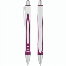 Druckkugelschreiber "Sigma" (weiß / lila) (Art.-Nr. CA188286)