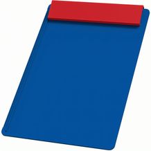 Klemmbrett DIN A4 "Alpha" (blau / rot) (Art.-Nr. CA193447)