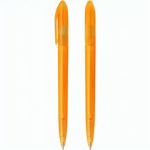 Kappen-Drehkugelschreiber "Cordelia" (orange-transparent) (Art.-Nr. CA206551)