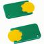 Chiphalter mit 1-Chip "Beta" (gelb / grün) (Art.-Nr. CA223174)